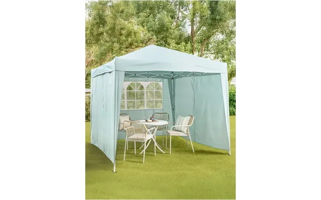 2.5 X 2.5m Pop Up Gazebo With 3 Piece Side Panels Blue & Camping - Parties