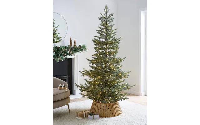 7ft Elegance Pre Lit Christmas Tree 350 Warm White Leds 2713 Tips Winter