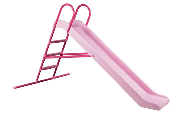 7ft Kids Garden Slide Pink Outdoor Play Equipment Toddler Uk