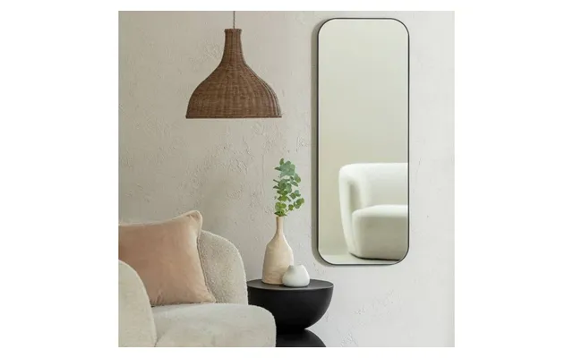 Black Full Length Wall Mirror 120x45cm For Hallway Dressing Area