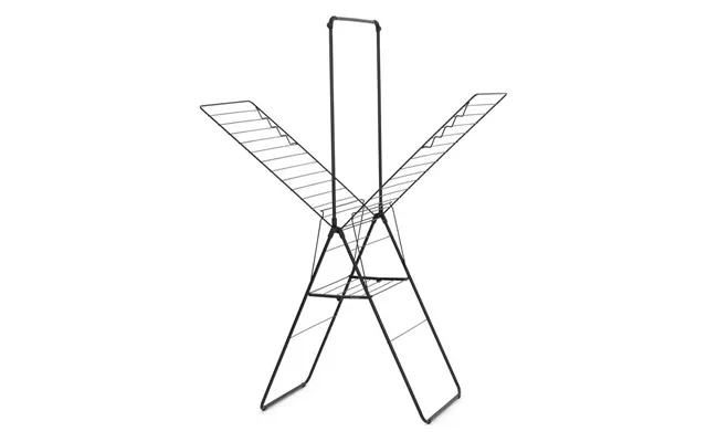 Brabantia 25m Hang On Clothes Airer With Rod Black Indoor Drying Rack product image
