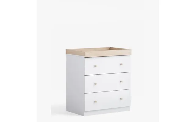 Burlington Changing Unit White Oak For Cot Bedroom Furniture Uk