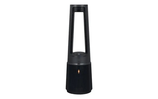 Bush Black Bladeless Cool - Purify & Heat Tower Fan Remote Control Uk