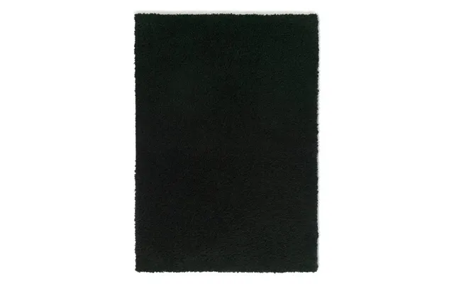 Cosy Black Shaggy Rug 290x200cm Large Living Room Bedroom Floor