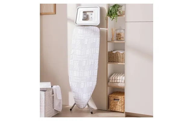 Extra Wide 120 X 45cm Ironing Board Silver Folding Adjustable Height
