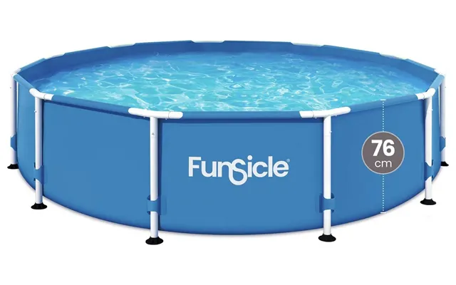 Funsicle 12ft Round Paddling Pool 6950l Quick Easy Setup Summer