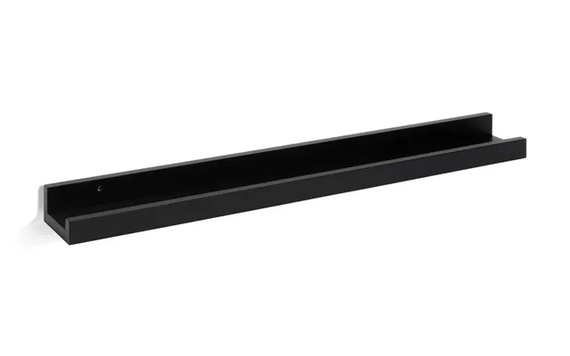 Jak 60cm Picture Rail Black Modern Wall Mounted Display Shelf