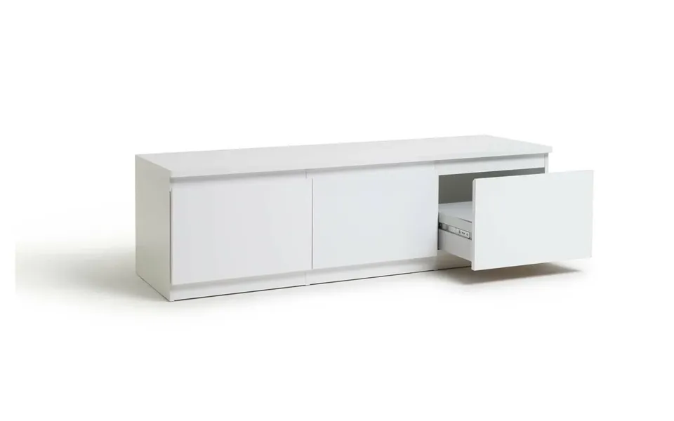 Jenson 1 Door 2 Drawer Tv Unit White Modern And Functional Media Storage