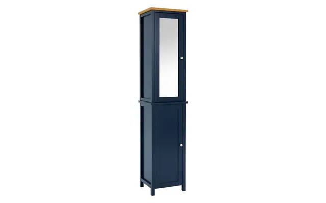 Livingston Tallboy Blue Storage Organiser Bathroom Furniture