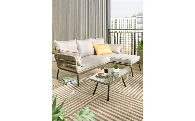 Marbella Corner Chaise & Outdoor Furniture & Lounge & Space Saving Design