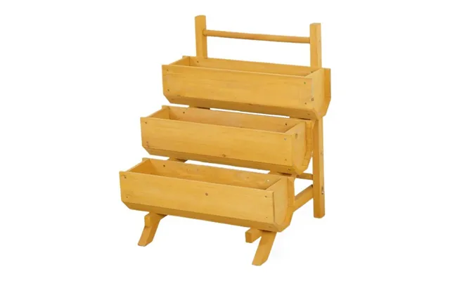 Mcgregor Stepped Timber Garden Planter product image