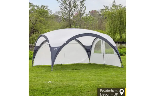 Metal Frame Gazebo Xl Grey Outdoor Garden Patio Shelter