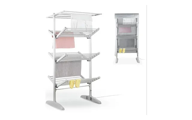 Minky Sure Dri 23m 4 Tier Heated Clothes Airer With Cover