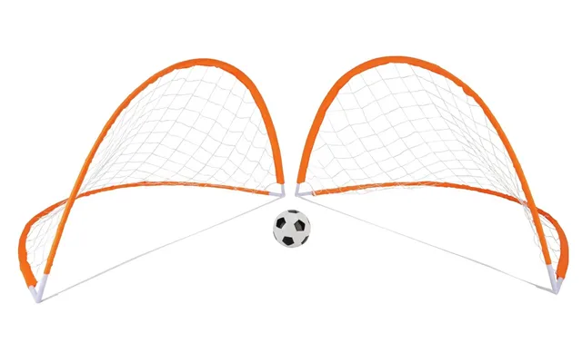 Opti Ball - Pump And 5 X 3ft Flexi Football Goal Set Of 2 Kids Sports