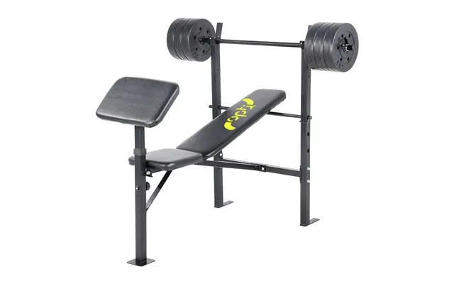 Opti Bench With 30kg Weights Home Gym Strength Training Exercise