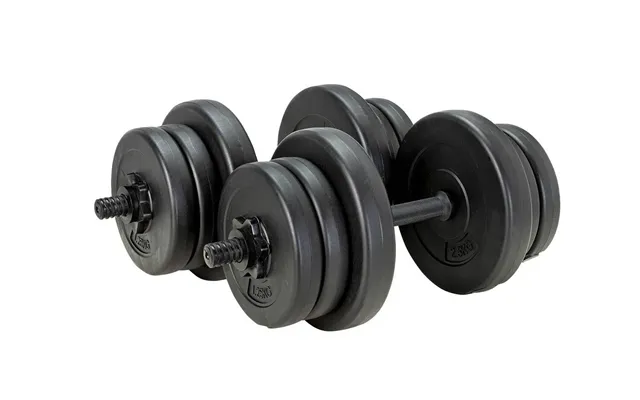 Opti Vinyl Dumbbell Set 20kg Home Gym Weight Lifting Fitness Training