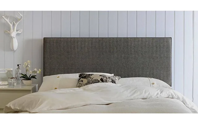 Penrose Small Double Headboard Grey Elegant And Comfortable Bed Accent