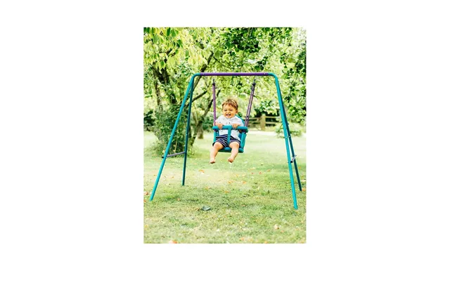 Plum 2-in-1 Swing Set Durable Outdoor Play Equipment For Kids