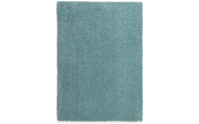 Recycled Cosy Plain Shaggy Rug 200x290cm Blue For Large Space