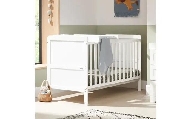 Rio Cot Bed With Cot Top Changer White Baby Furniture Uk