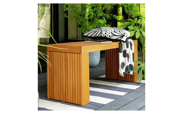Samoa Eucalyptus 2 Seater Garden Bench Natural Patio Furniture Outdoor