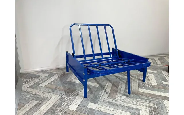 Single Metal Futon Blue Frame Only Durable And Stylish Living Room Furniture