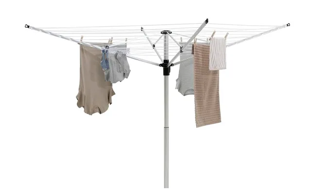 Telescopic 50m 4 Arms Rotary Airer Outdoor Washing Line Garden Dryer product image