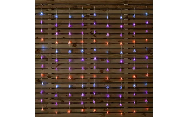 1.2m X 1.2m Light Up Flexibrights Christmas Tree Curtain Lights With 108 Rainbow Leds