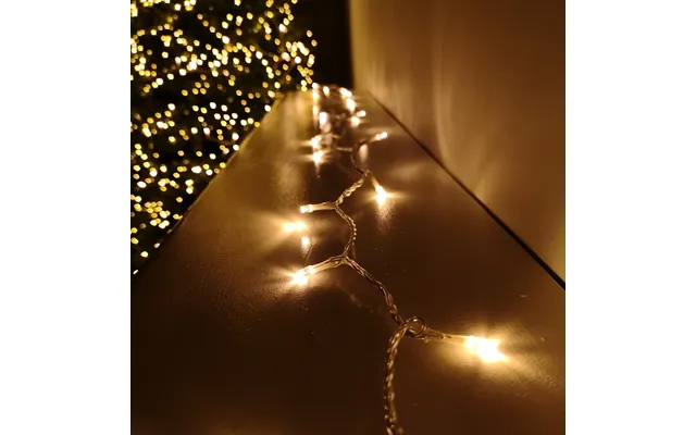 200 Led 16m Premier Christmas Outdoor Lights Timer Clear Cable In Vintage Gold product image