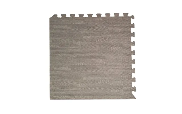 32 Piece Grey Wood Effect Eva Foam Floor Protective Floor Tiles Mats 60x60cm Each Set For Gyms - Kitchens