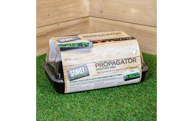 38cm Unheated Grostart Midi Propagator Seed Starter Tray product image