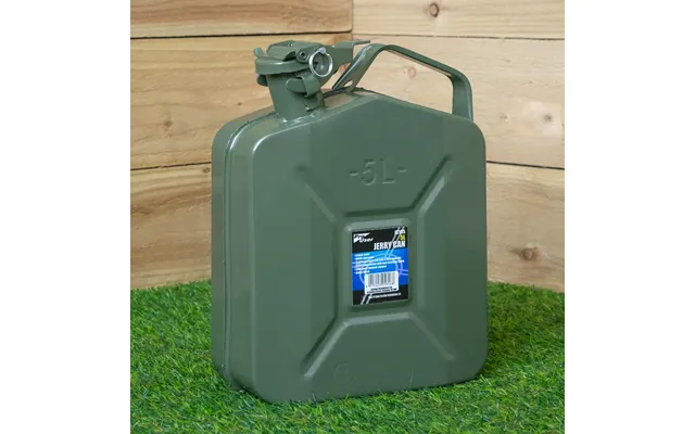 5 Litre Metal Jerry Can For Fuel With Leak Proof Bayonet Closure
