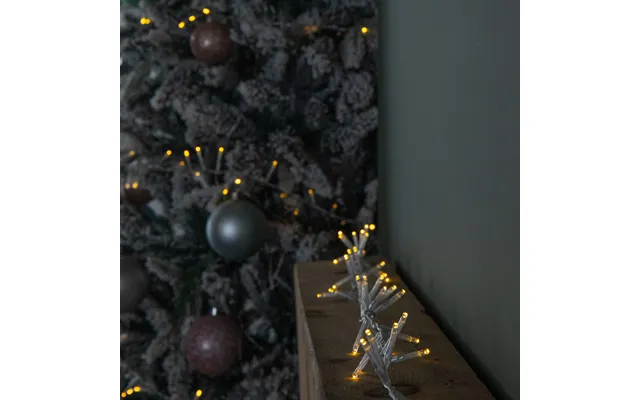 50m 2000 Led Treebrights Christmas String Lights With Timer In Warm White On Clear Cable