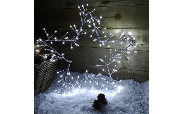 Factory Seconds 60cm Silver Christmas Star 150 Ice White Led Indoor Outdoor Christmas Decorations