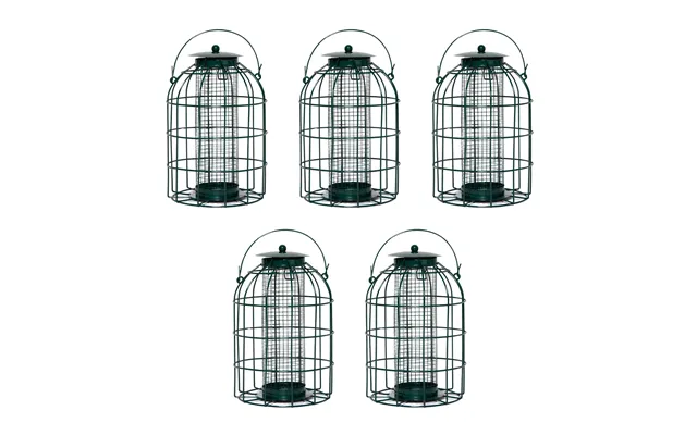 Pack Of 5 Wild Bird Hanging Nut Feeder With Squirrel Guard