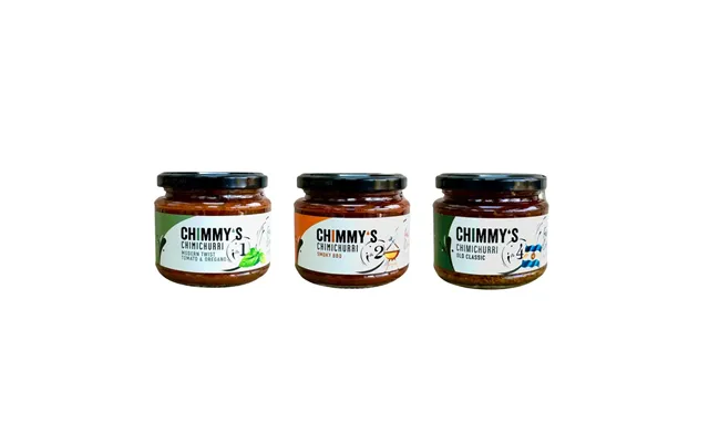 Chimmy’s Chimichurri Sauce Trio Classic - Smoky Bbq & Tomato Oregano