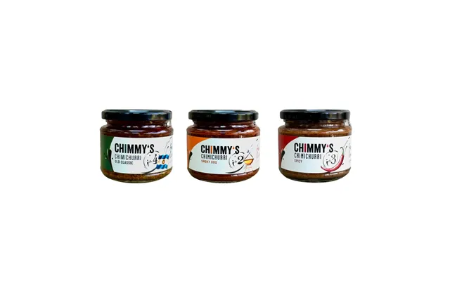 Chimmy’s Chimichurri Sauce Trio Classic - Spicy & Smoky Bbq