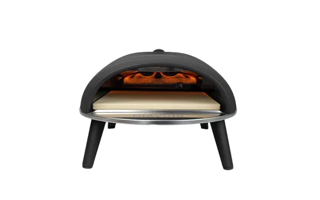 Delivita Diavolo Gas Pizza Oven Black Portable 500 C Oven With Accessories