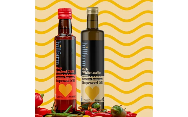 Hillfarm Oils Perfect Pizza Bundle Chill & Garlic Oil