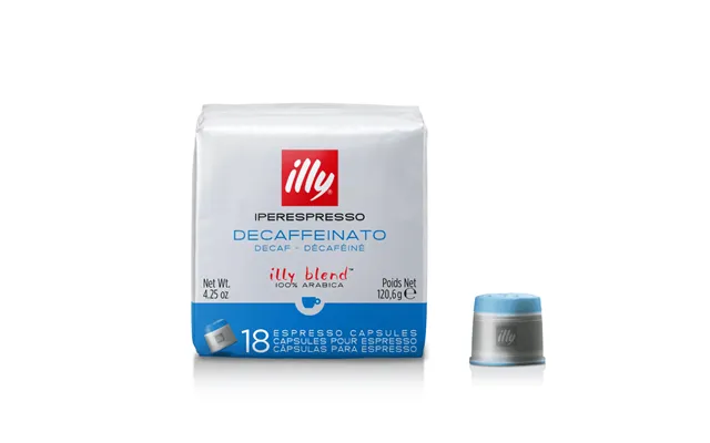 Illy Iperespresso Decaffeinated Ground Coffee 100% Arabica Decaf Coffee