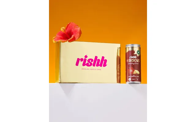 Rishh Pineapple & Ginger Sparkling Drink 4-pack