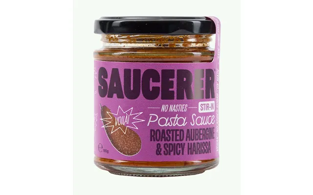 Roasted Aubergine & Spicy Harissa Pasta Sauce 190g