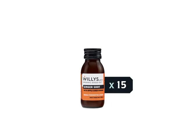 Willy's Ginger Apple Cider Vinegar Shots X 15