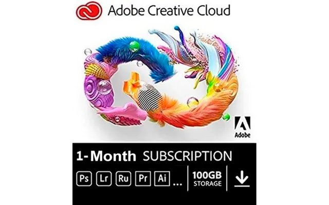 Adobe Creative Cloud Pro 1 Month Digital Download