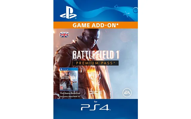 Battlefield 1 Premium Pass Digital Copy Key Playstation 4 Global Key Works Worldwide