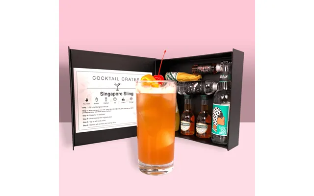 Singapore Sling Cocktail Gift Set Gin Gift Set