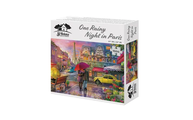 1000 Piece Jigsaw Puzzle One Rainy Night In Paris product image