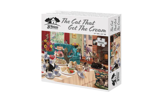 1000 Piece Jigsaw Puzzle The Cat That Got The Cream product image