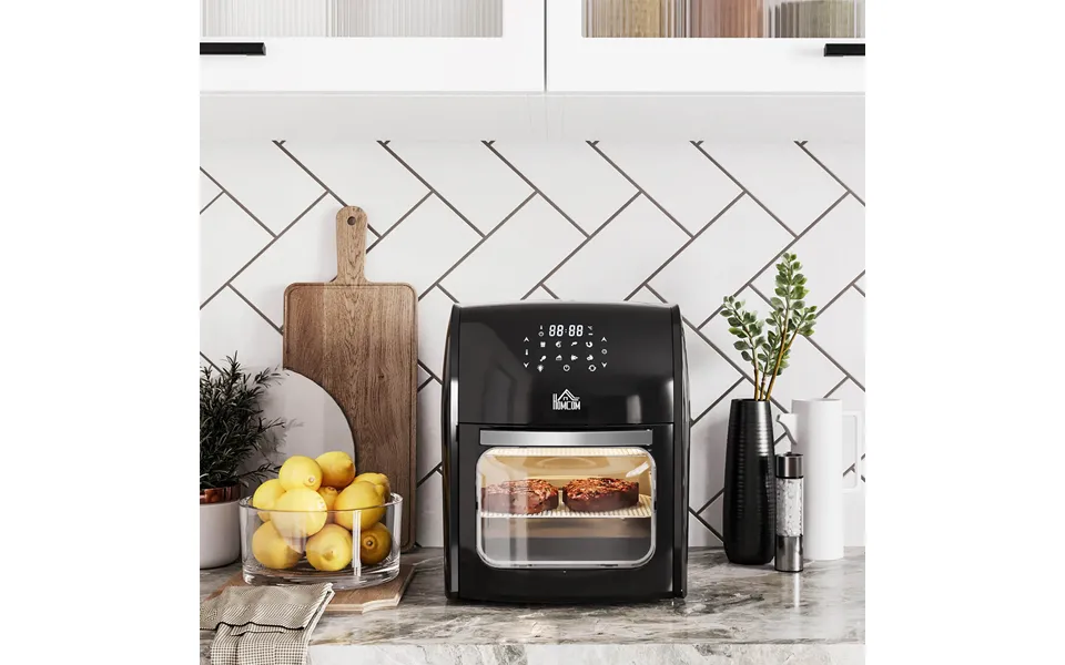 12l 8-in-1 Air Fryer Oven Black
