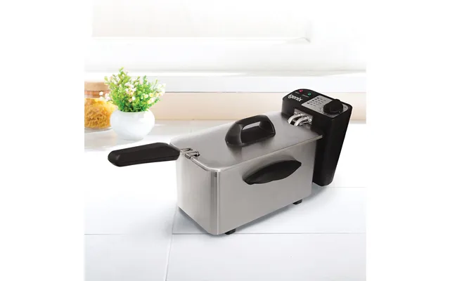1.5 Litre Mini Fryer Brushed Stainless Steel product image